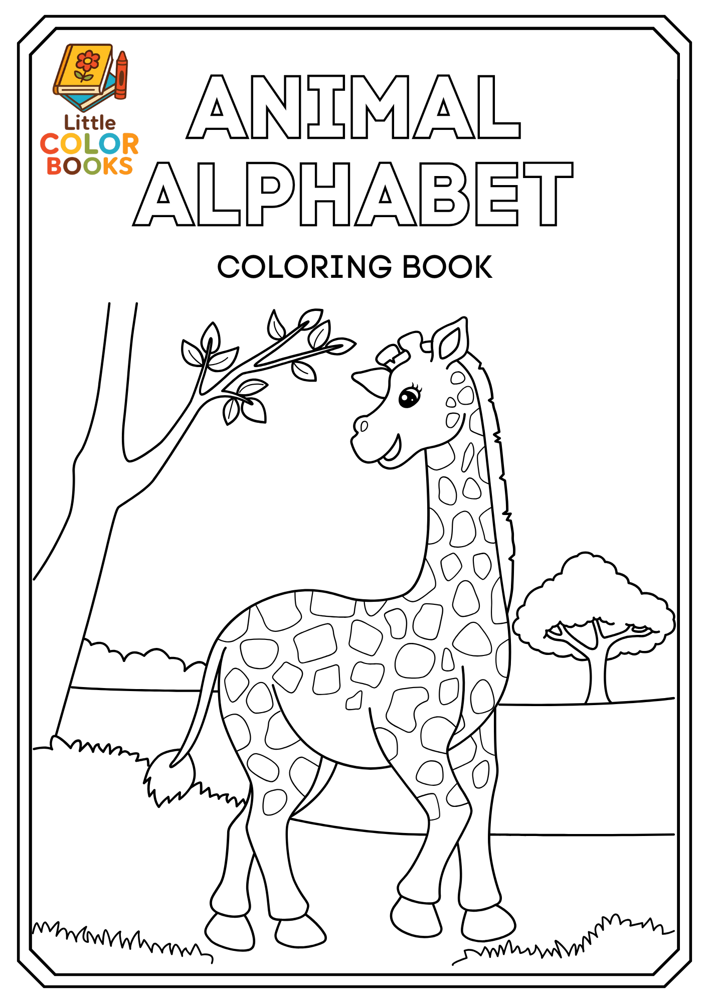 Animal Alphabet Coloring Book: Discover Letters Through the Wonders of the Animal Kingdom