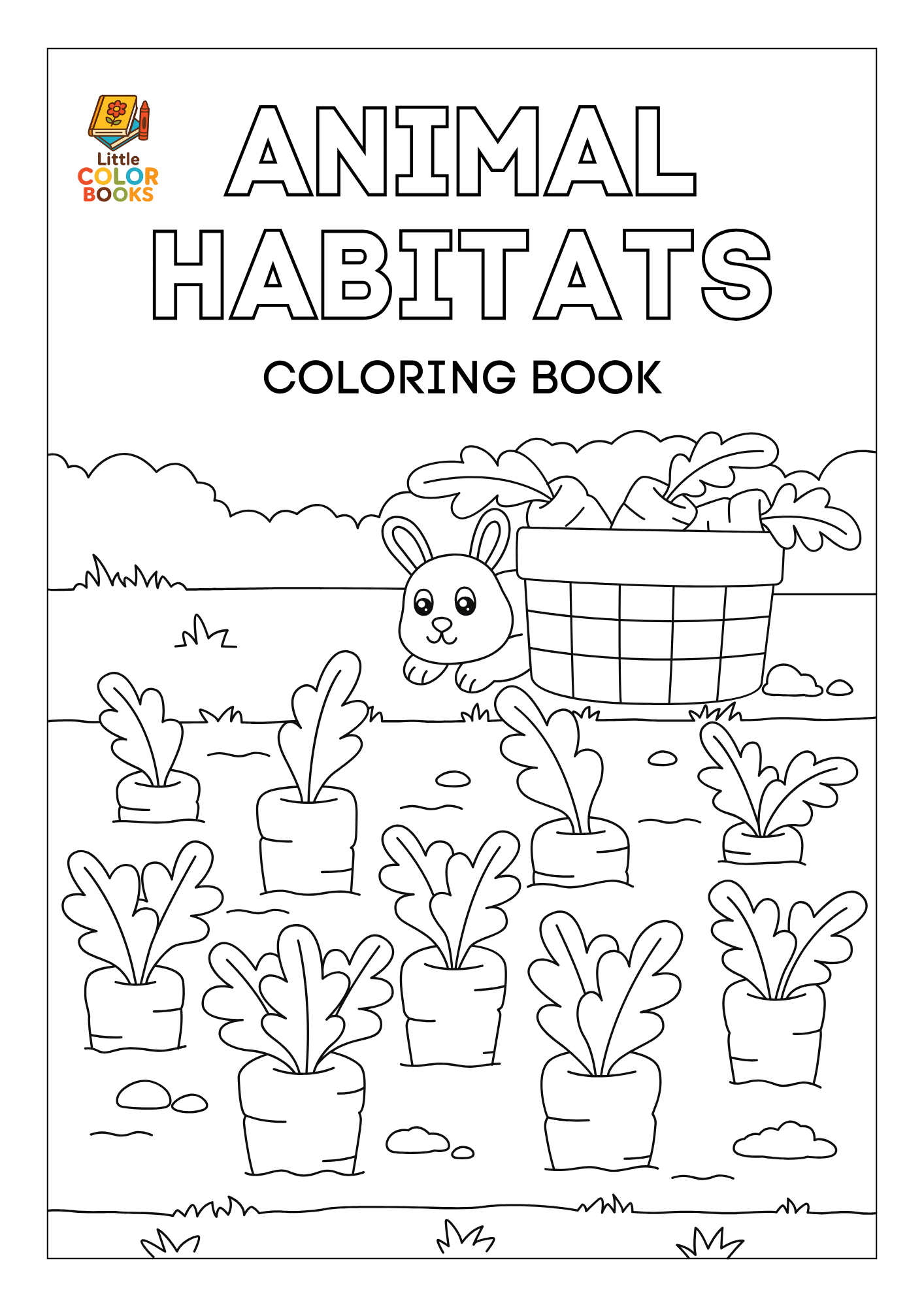 Animal Habitats Coloring Book: Explore Nature’s Diverse Homes Through Art