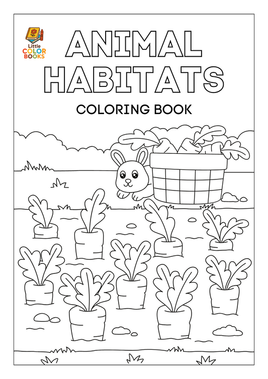 Animal Habitats Coloring Book: Explore Nature’s Diverse Homes Through Art