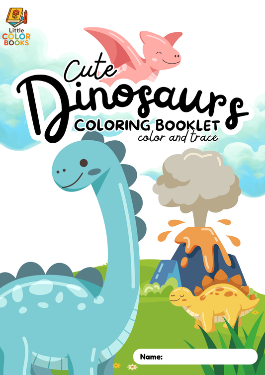 Dinosaurs Coloring Book: Travel Back in Time with Prehistoric Creatures!