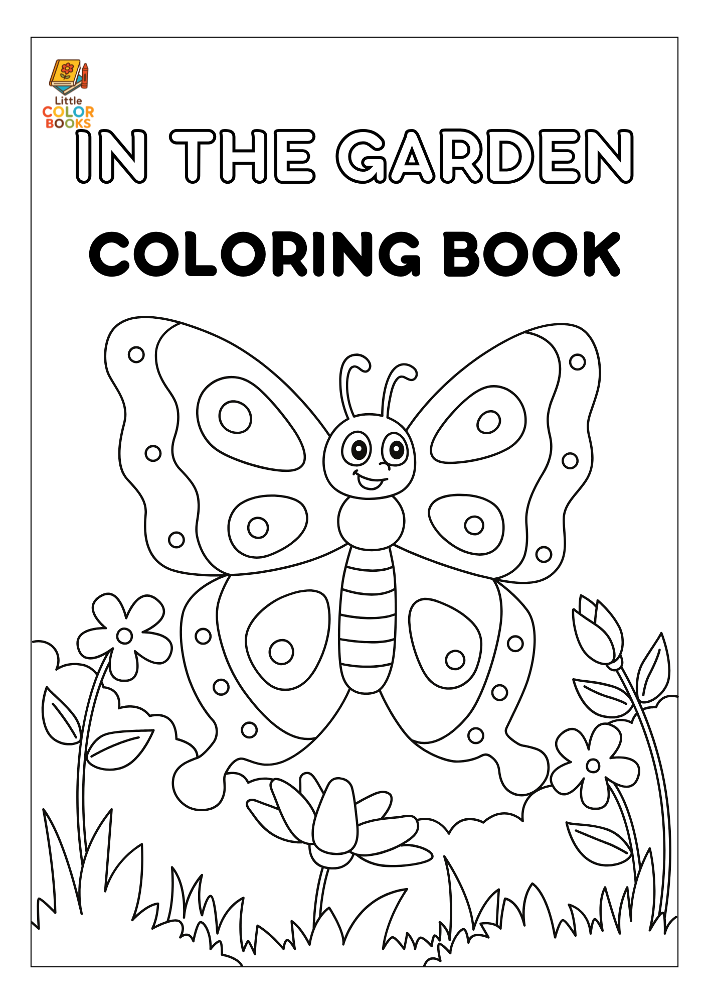 In the Garden Coloring Book: A Peaceful Journey Through Nature’s Beauty